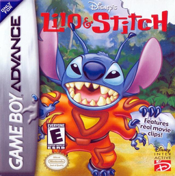 Lilo & Stitch box art for GameBoy Advance